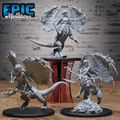 Ymeri Inferno Queen Set ‧ DnD Miniature ‧ Tabletop Miniatures ‧ Gaming Monster ‧ 3D Model ‧ RPG ‧ DnDminis ‧ STL FILE‧ DnD Miniature ‧ Tabletop Miniatures ‧ Gaming Monster ‧ 3D Model ‧ RPG ‧ DnDminis ‧ STL FILE
