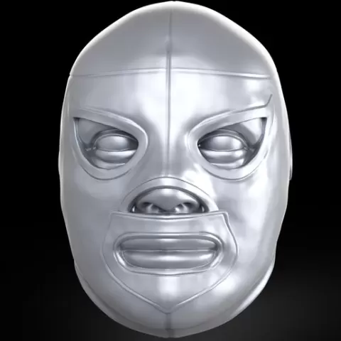 El Santo action figure head