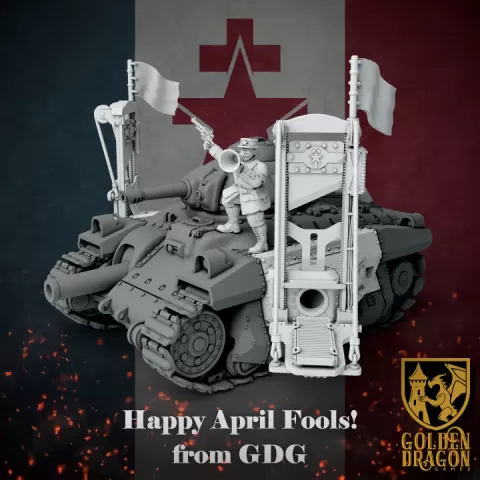New French Republic - Liberation Platform Upgrade Kit by Golden Dragon Games