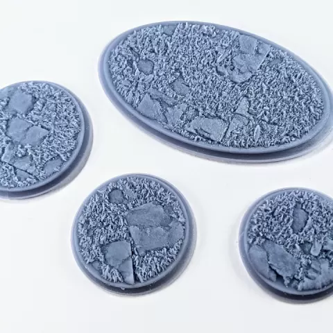 33 Piece Base Set: Field Stone by Custom Miniature Maker