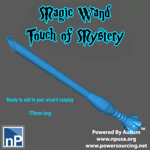 Touch of Mystery - Magic Wand for Cosplay by nonPareil Institute
