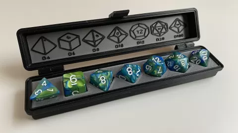 Print-In-Place Beginners Dice Case