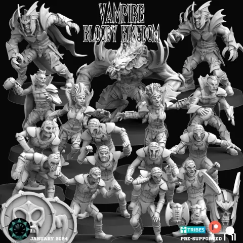VAMPIRE - Bloody Kingdom - Fantasy Football by Realm of Paths