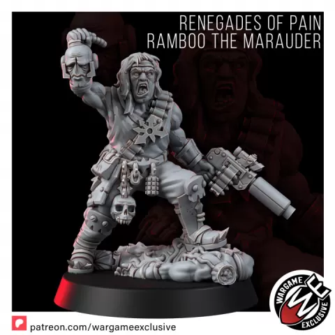 RENEGADES OF PAIN RAMBOO THE MARAUDER by Wargame Exclusive