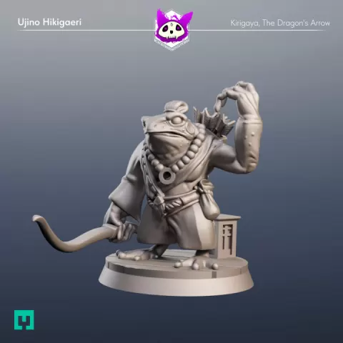 Ujino Hikigaeri | Kirigaya, The Dragon's Arrow (Unsupported) by Blackcrest Miniatures