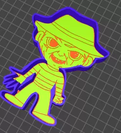 Freddy Krueger Inspired Trinket Dish 3D Print File – STL Download – Horror Jewelry Tray