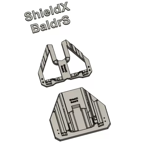 S&W Shield X Baldr S Split Holster Mold