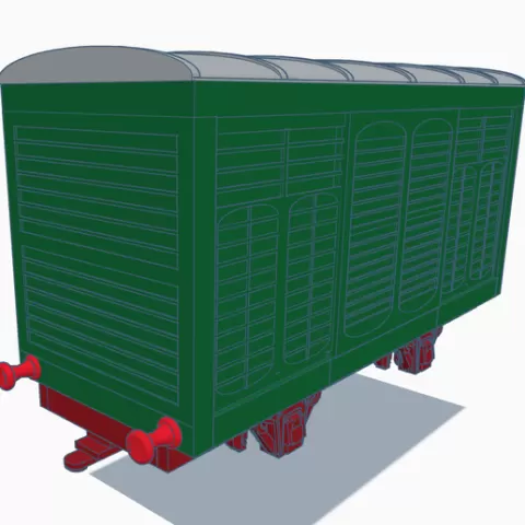 Forty-and-Eight boxcar; Quarante et huit voiture. Garden railways