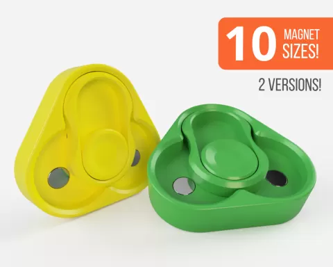 Magnetic sliding fidget