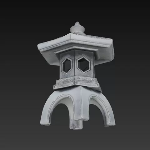 Farol japonés hexagonal