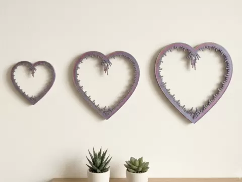 Soundwave Heartbeat Wall Art