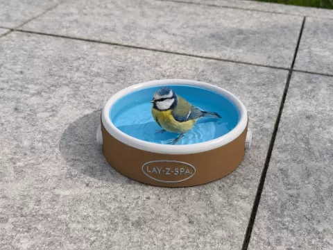 Lay z spa bird bath