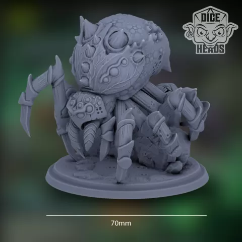 Giant Spider Bundle (pre-supported) by Dice Heads