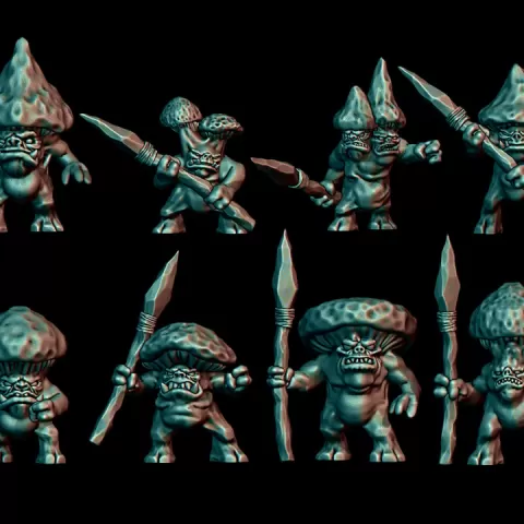 Wild Shroomanoids by Red Nebular