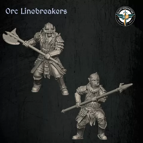 Orc Linebreakers by Quartermaster3D