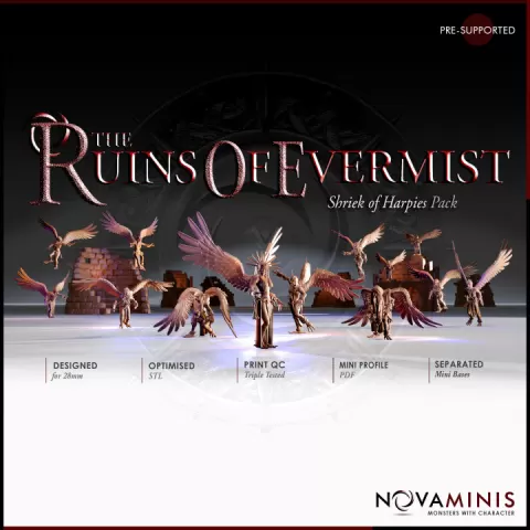 Ruins of Evermist: Shriek of Harpies by NovaMinis