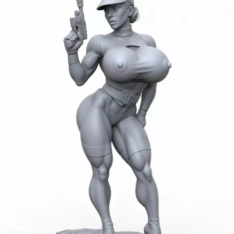 Figura Star Wars Trooper Bimbo Sexy - Modelo 3D Imprimible Adulto