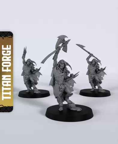 Githyanki Male Barbarian - With Free Dragon - 5e DnD Inspired for RPG and Wargamers