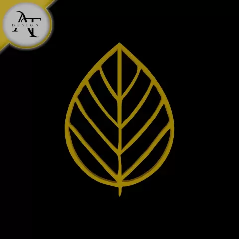 Simple Leaf Symbol - 2D Art - Apex Trace