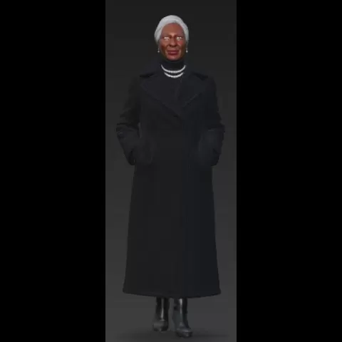 Fur Coat #18 STL DoubleG