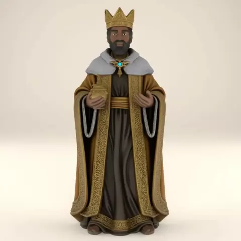 Balthasar Magi Nativity STL 3D Model - HIve