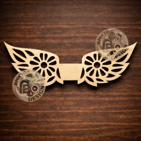 Angel wings 007 - laser cut