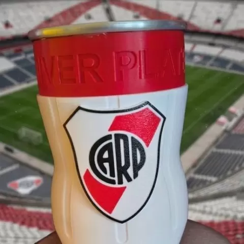 Vaso Botella River Plate