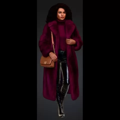 Fur Coat #15 STL DoubleG