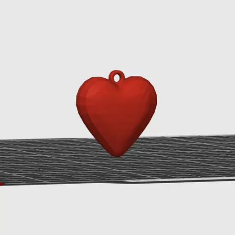 heart keychain