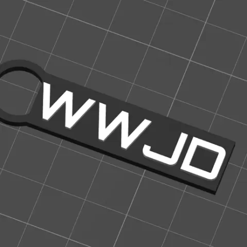 WWJD keychain