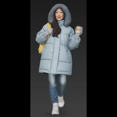 Fur Coat #11 STL DoubleG