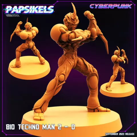 BIO TECHNO MAN 2 D by PAPSIKELS MINIATURES