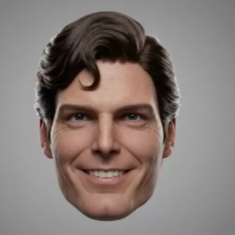 Christopher reeves smiling face