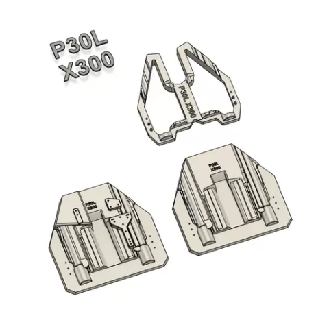 HK P30L X300 Split Holster Mold