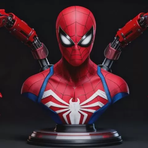 spiderman bust