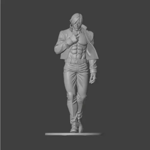 Iori Yagami The kings of Fighters (Diseño Mejorado) - 3DImpresions