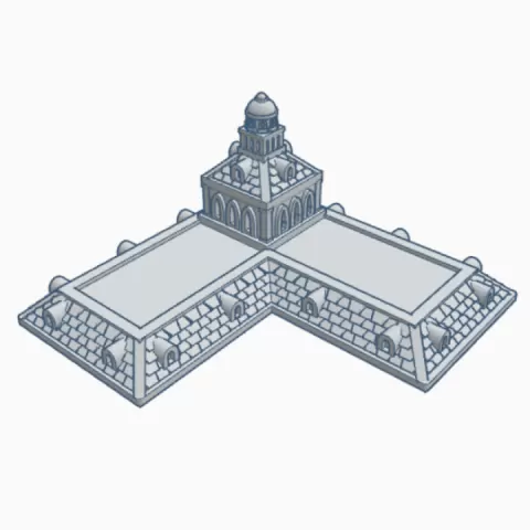 Gothic Large Rooftop 4 by Wargame Forge