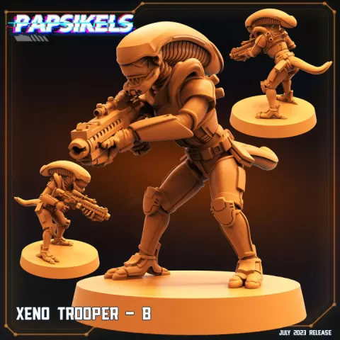 XENO TROOPER - B by PAPSIKELS MINIATURES
