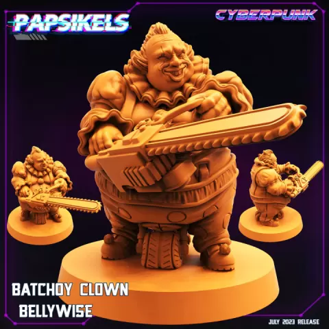 BATCHOY CLOWN BELLYWISE by PAPSIKELS MINIATURES