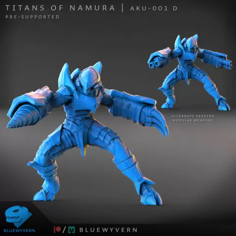 Titans of Namura - AKU-001 D (Modular) by BlueWyvern