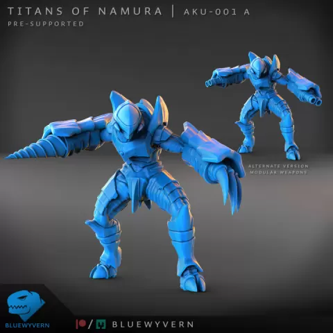 Titans of Namura - AKU-001 A (Modular) by BlueWyvern