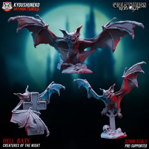 Hell Bats by Kyoushuneko Miniatures