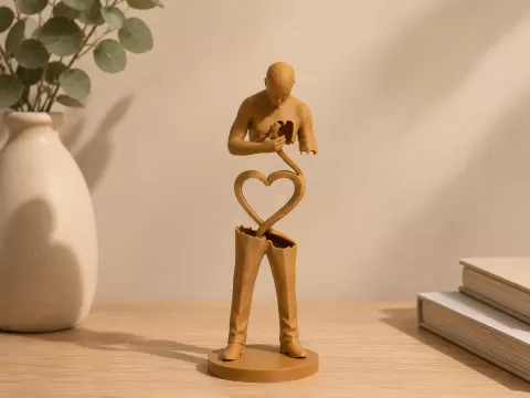 The Heart Within - Abstract Sculpture
