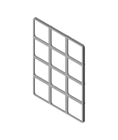 Gridfinity 4x3 Basic Baseplate.stl