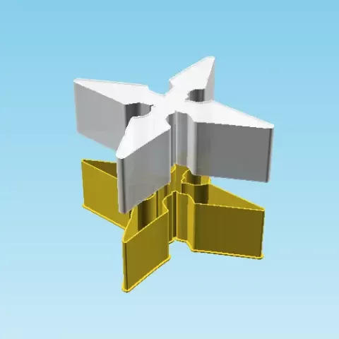 Shuriken 002C, nestable box (v2)