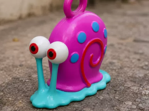 Chaveiro Caracol gary turma do bob esponja