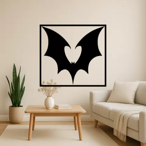 Dracula The Bat Wing Wall Art Framed
