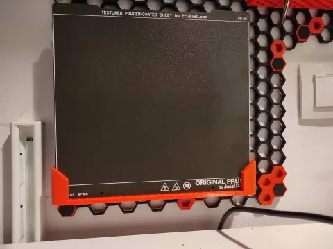 Honeycomb Prusa Steel Sheet Holder