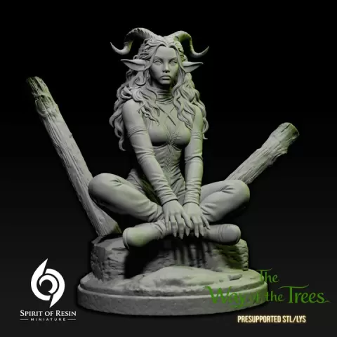 Naiviri, Half Faun by Spirit of Resin Miniatures