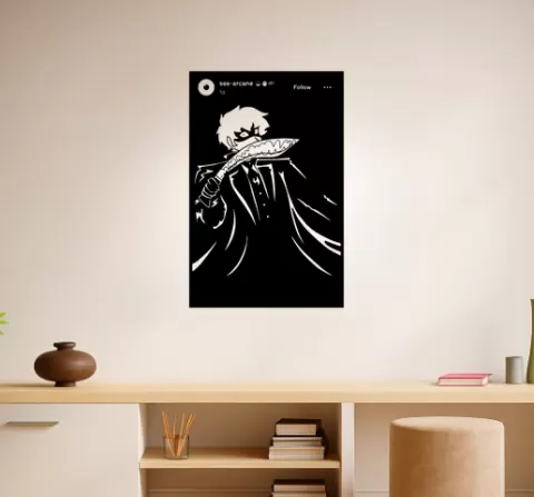 Dracula Jonathan Harker Wall Art Framed